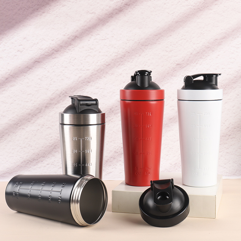 Protein Bar - 500ML/750ML Stainless Steel Protein Powder Shaker
