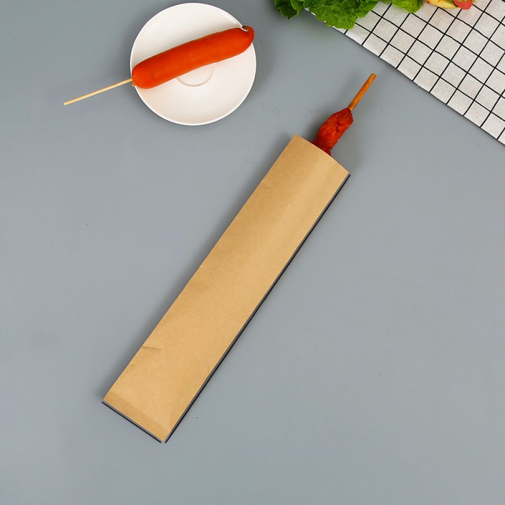 Oil Proof Paper Snack Bag Disp - Food Snacks Catering ulasan dan harga