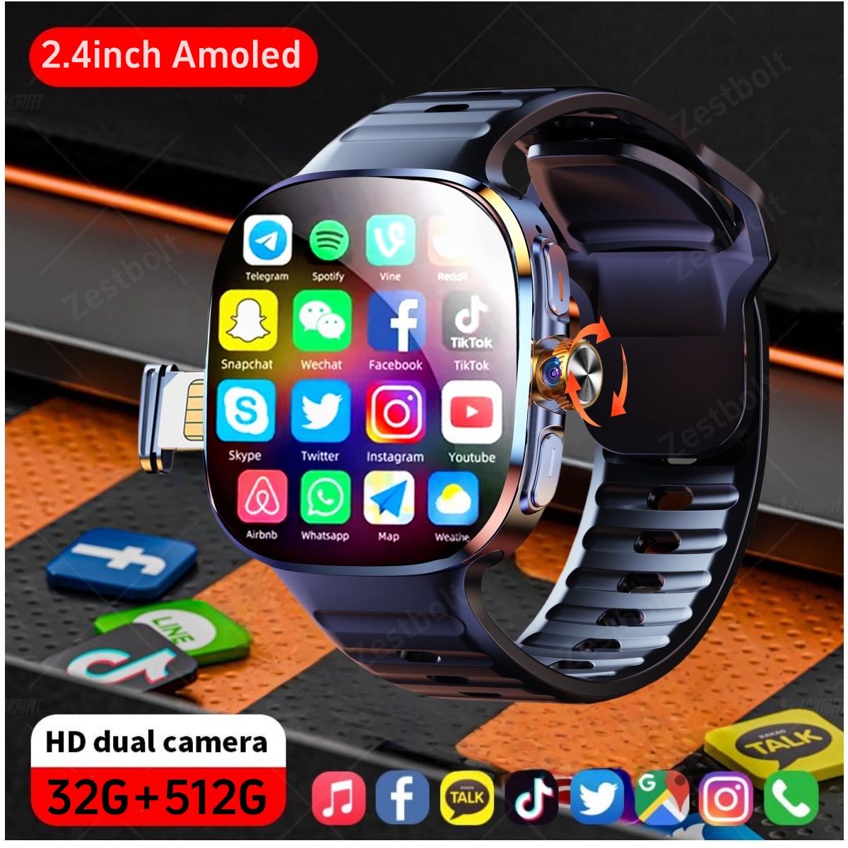 M99 Smartwatch 2.4inch Larger  - Seaweed Snack ulasan dan harga