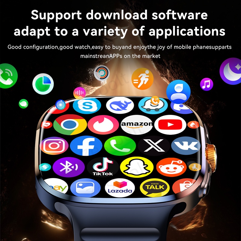 M99 Smartwatch 2.4inch Larger  - Seaweed Snack ulasan dan harga